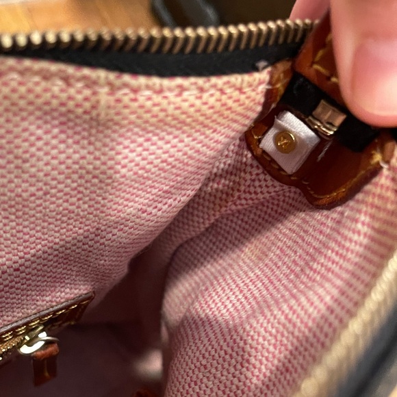 Vintage Dooney & Bourke Dillon Double Pocket Satchel - Picture 9 of 9